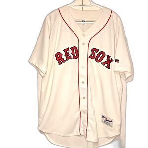 Vintage Boston Red Sox Russell Athletic Authentic Jersey USA Men's Size 48 XXL